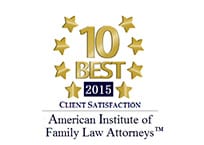 10 Best Law Firm | 2015 | Client Satisfaction | American Institute of Family Law Attorneys