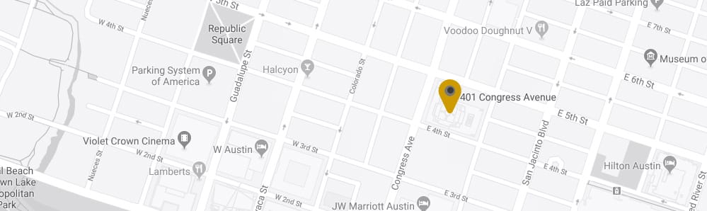 Map of Austin office location